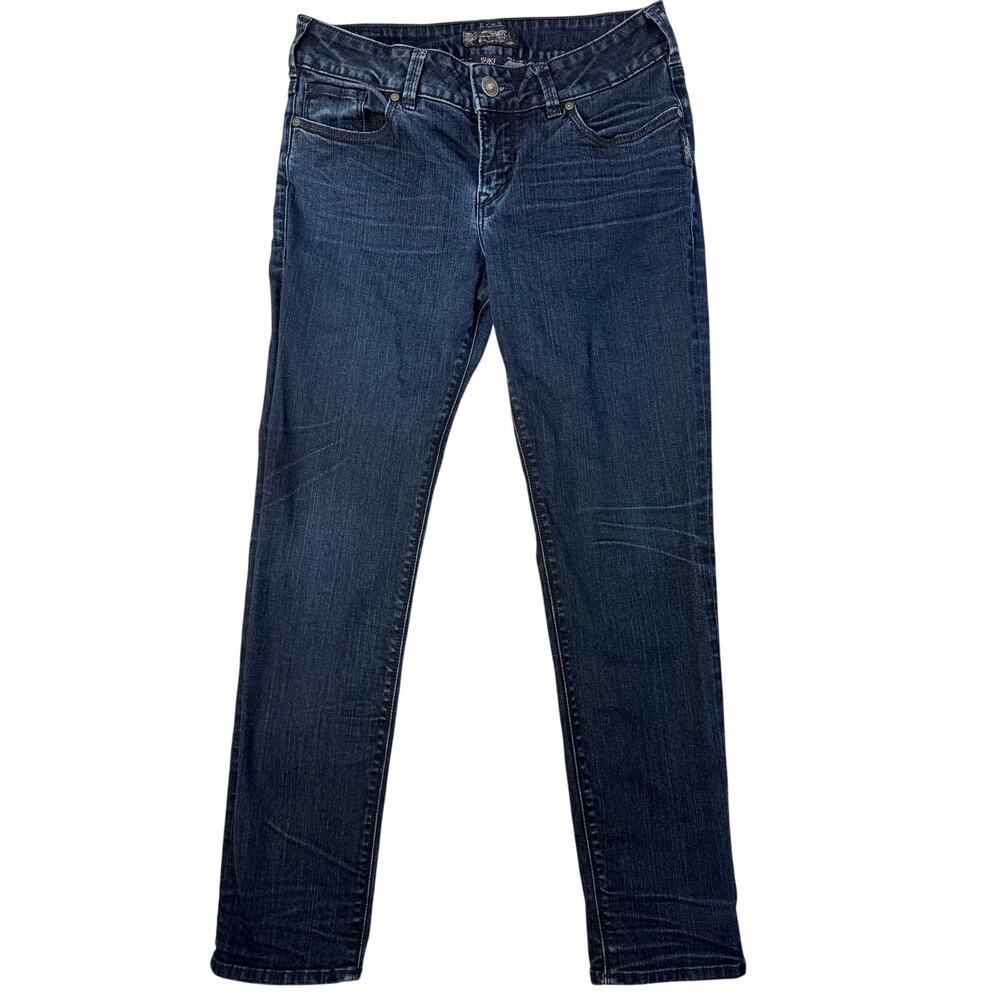 Silver Jeans Suki Women’s Straight Leg Dark Wash Stretch Jeans 27x30